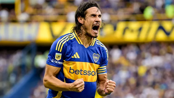 Edinson Cavani en Boca (Getty Images)