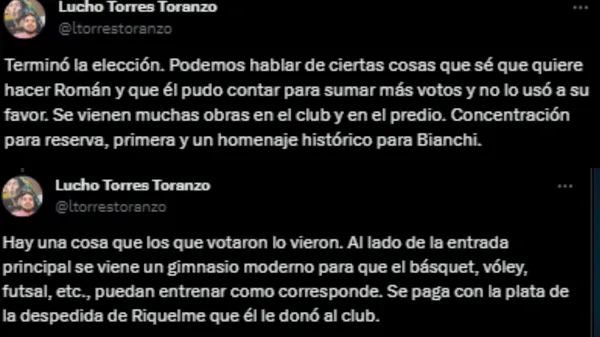 Riquelme buscará hacer más obras en el club.