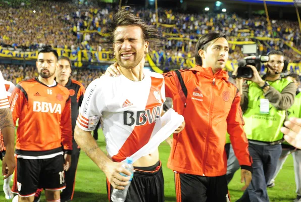 El día del "Gas Pimienta" entre Boca y River por la Copa Libertadores 2015 (Imago)
