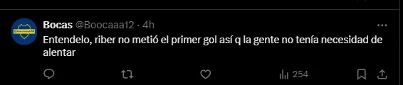 Los hinchas de Boca reaccionaron a la frase de Ruggeri. 