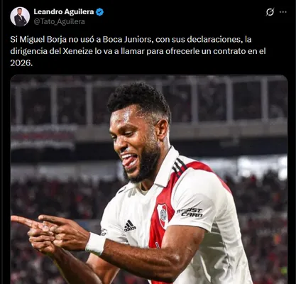 Boca puede ir a por Miguel Borja. (Captura)