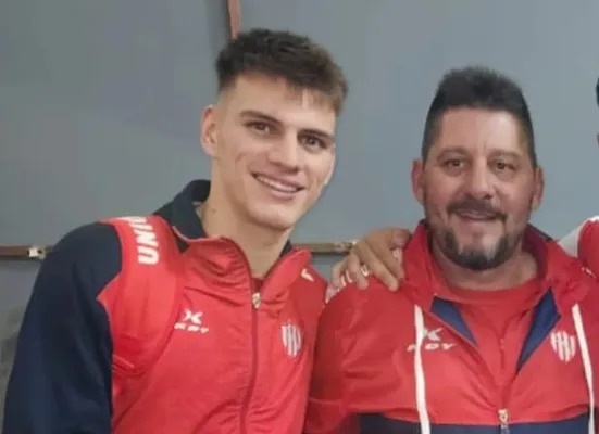 Marcelo Aranda junto a Kevin Zenón (