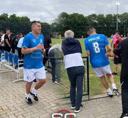Juan Román Riquelme volvió a ponerse los cortos. (Captura Sportscenter)