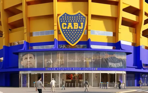 Así será la entrada principal de La Bombonera.