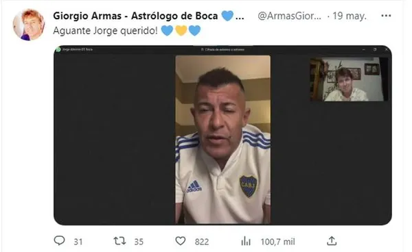 Las charlas entre Almirón y Giorgio Armas.
