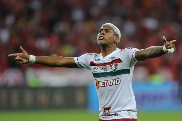 John Kennedy en la victoria de Fluminense ante Internacional de Porto Alegre. (Getty)