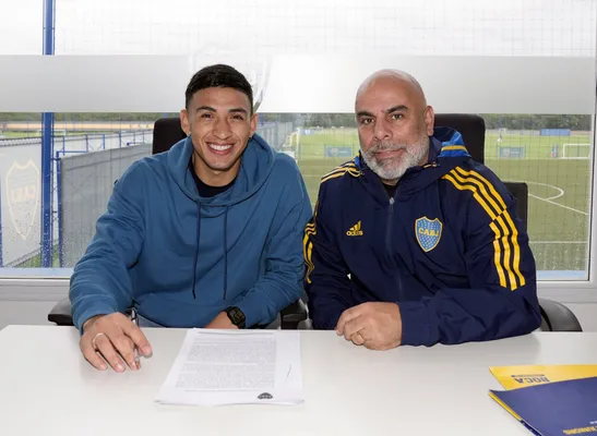 Equi Fernández, la última renovación en Boca. (Prensa Boca)