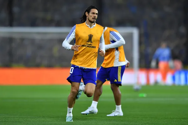 Edinson Cavani está enfocado. (Getty)