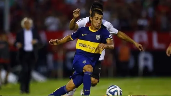 Luciano Acosta jugó en Boca en 2014
