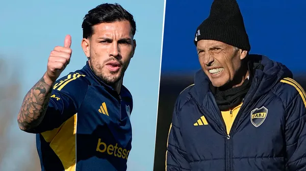 Paredes y Russo tuvieron un diálogo clave. (@javierphotogamma)