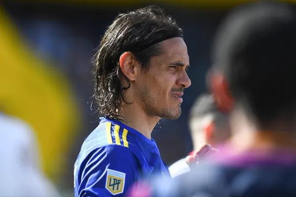 Edinson Cavani en el último enfrentamiento con Newell´s. (Getty)