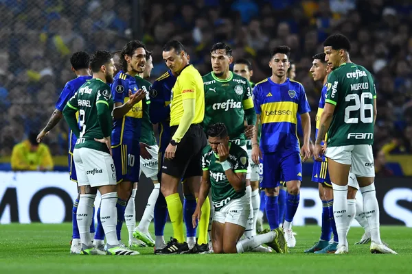 Wilmar Roldán en Boca vs. Palmeiras 2023 (Getty Images)