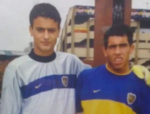 El "Turco" fue compañero del Apache en las inferiores de Boca. (Archivo)