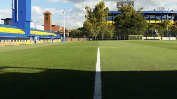Boca se entrenó este domingo en Casa Amarilla. (TyC Sports)
