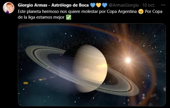 El aviso de Giorgio Armas.