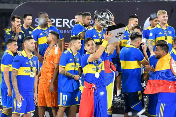 Boca campeón de la Supercopa Argentina 2023 (Getty Images)