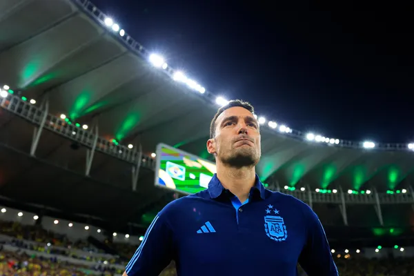 Lionel Scaloni en la Selección Argentina. (Getty)