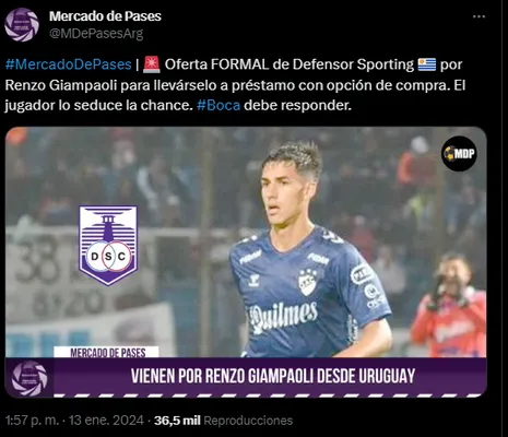 Buscan a GIampaoli desde Uruguay.