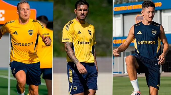 El mediocampo de jerarquía que piensa Úbeda ante Newell's. (Boca Oficial)