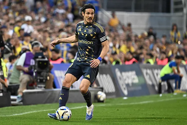 Cavani volvió a lesionarse en Boca. (Getty)