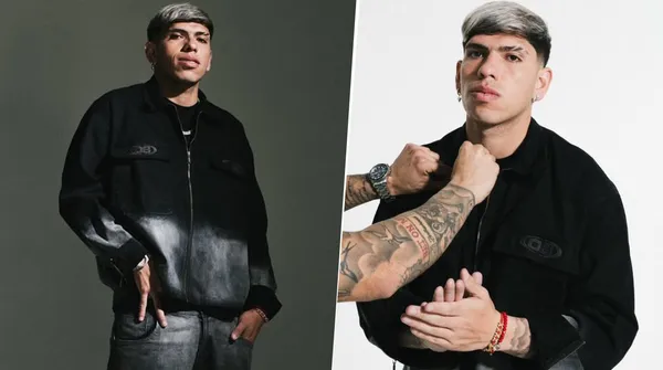 Carlos Palacios modelando para "08onasaez" (Foto de @08onasaez en Instagram)