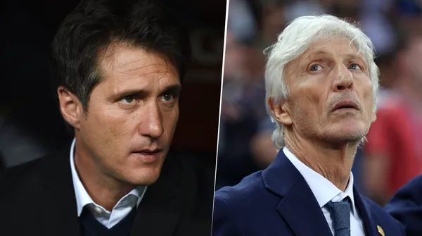 Guillermo Barros Schelotto y José Pekerman (Getty Images)