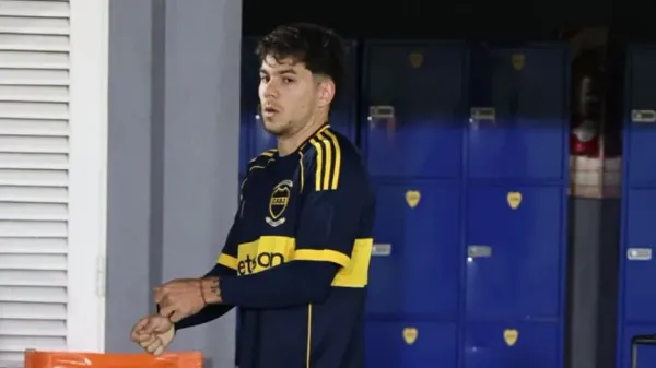 Blondel jugó este miércoles en la Reserva de Boca. (Gerónimo Marino)