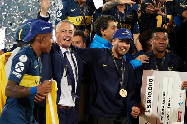 Alfaro, campeón con Boca en 2019