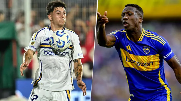 Blondel y Advíncula, una de las dudas que tiene Gago vs. Barracas. (Getty Images)