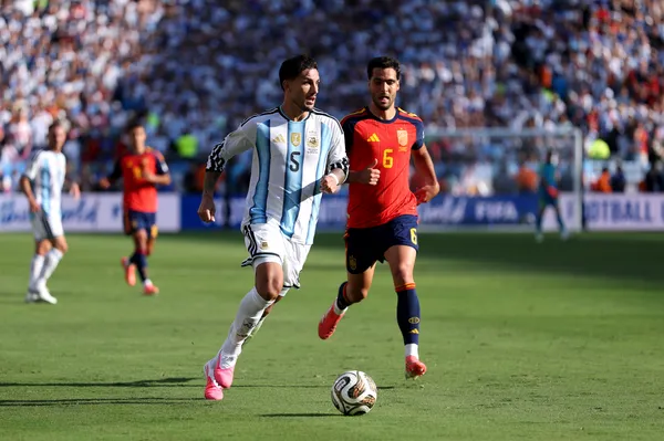 Paredes jugó la final del Mundial 2026 con una lesión. (Getty Images)