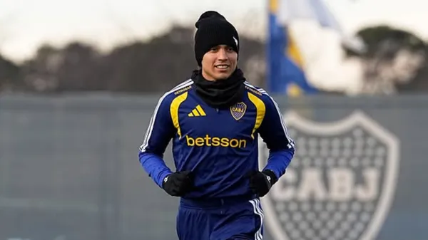 Zeballos, con chances de quedar colgado en Boca. (Javier García Martino)