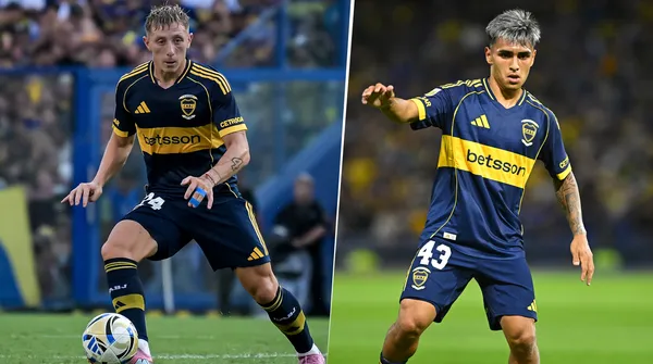 Barinaga y Delgado podrían salir del once de Boca vs. Platense. (Getty)