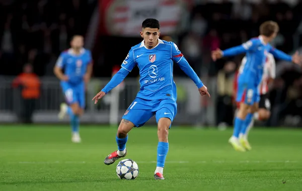 Thiago Almada quiere irse de Atlético Madrid y lo busca Palmeiras. (Getty)
