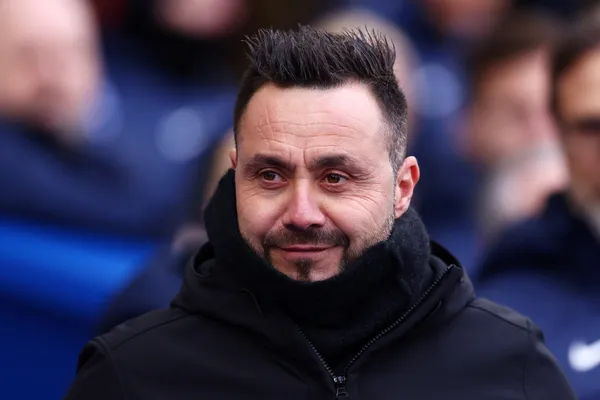 Roberto De Zerbi, entrenador del Brighton. (Getty)