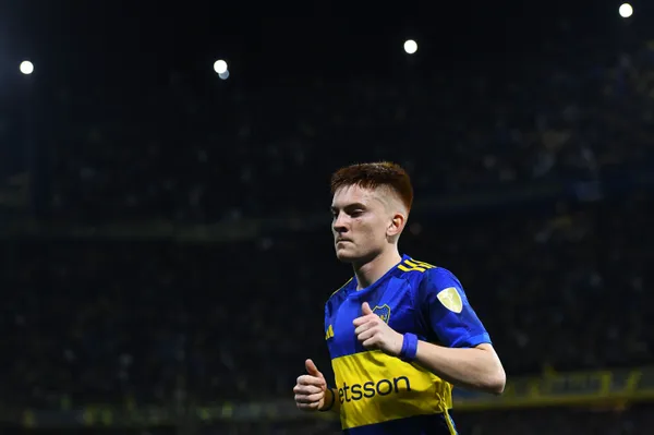Barco, otra de las revelaciones de Boca en el 2023 (Getty)