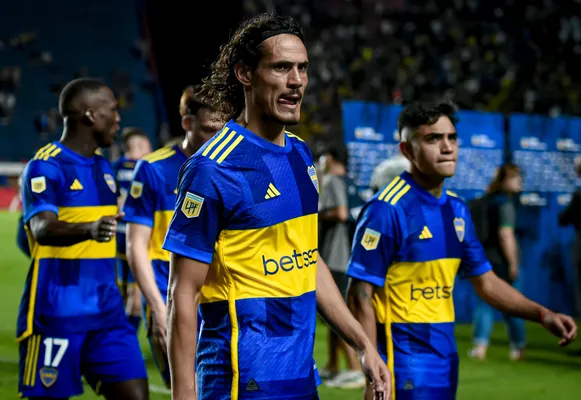 Edinson Cavani en Boca (Getty Images)