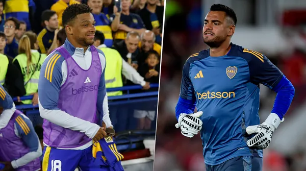Fabra y Romero, apuntados para irse de Boca. (Getty)