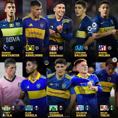 Los 10 exBoca que jugarán los grandes torneos de Europa