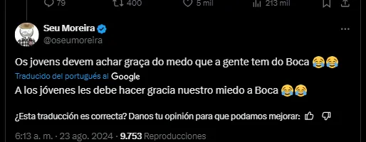 En Brasil hablan del "miedo" a Boca.