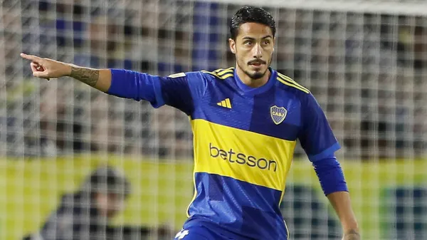 Nicolás Figal en Boca (Getty Images)