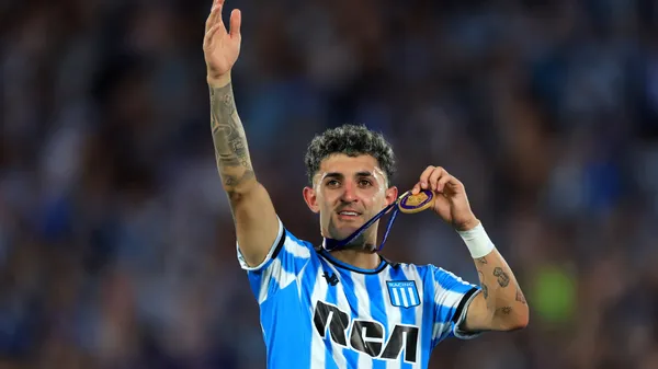 Martirena fue clave en el título de la Copa Sudamericana 2024 para Racing. (Getty)