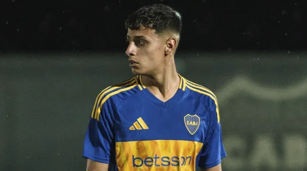 Santiago Zampieri, lateral izquierdo de la Reserva de Boca (Archivo)