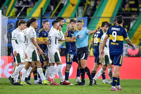 Gariano, en el único duelo que dirigió a Boca.