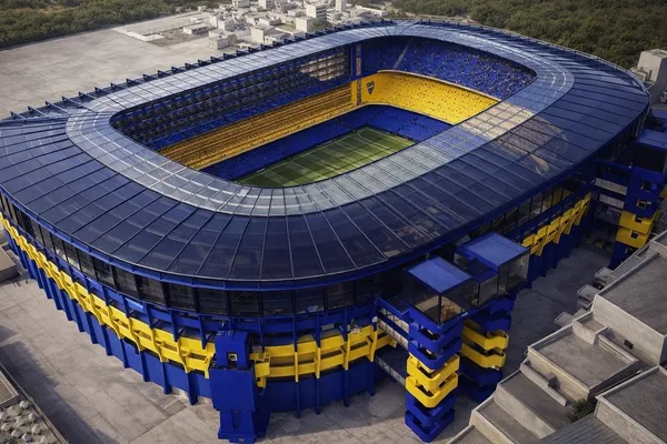 Así se vería la nueva Bombonera (imagen no oficial).