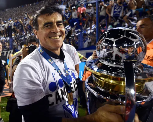 Gustavo Quinteros, campeón con Vélez. (Getty)