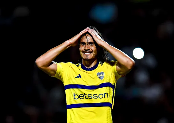 Edinson Cavani en Boca