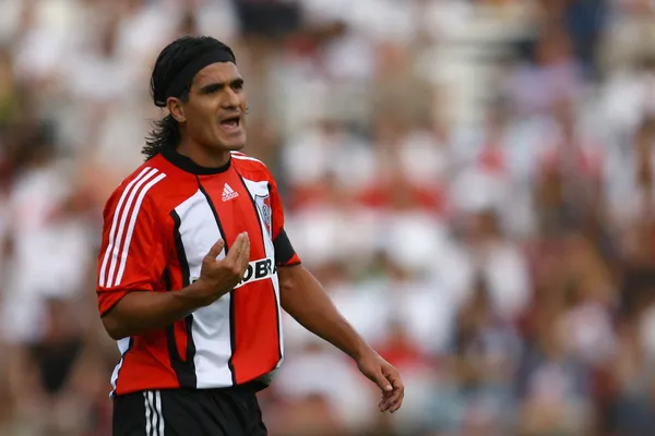 Riquelme eligió a El Burrito Ortega como el mejor jugador de River que le tocó enfrentar (Getty Images)