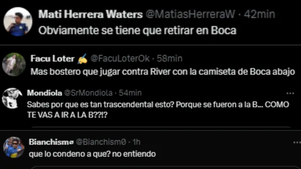 Las cargadas de los hinchas de Boca a River por el recuerdo de Leandro Díaz.