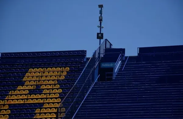 La Platea K de Boca. (Infobae)