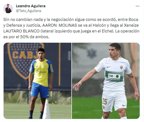 Boca está cerca de comprar a Lautaro Blanco. (Captura)
